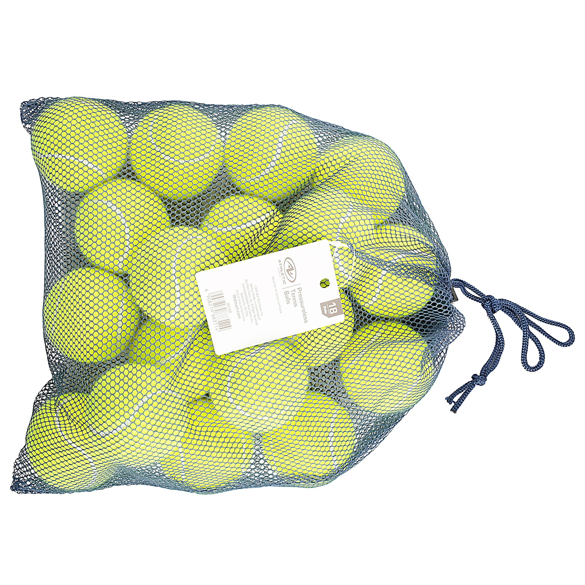 Pressureless Tennis Balls, 18-Pack, Training & Dog Play