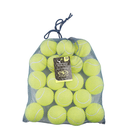 Pressureless Tennis Balls, 18-Pack, Training & Dog Play